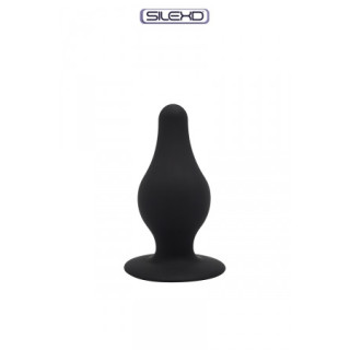 Plug anal The Original Model 2 noir 6,4 cm - SilexD