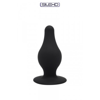 Plug anal The Original Model 2 noir 7,2 cm - SilexD