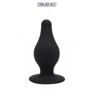 Plug anal The Original Model 2 noir 9,3 cm - SilexD