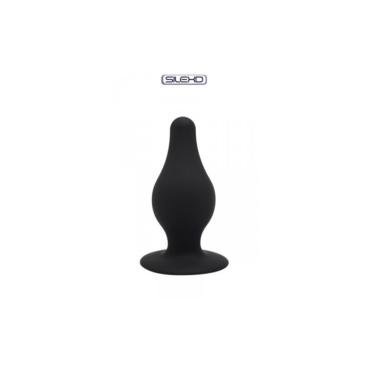Plug anal The Original Model 2 noir 9,3 cm - SilexD