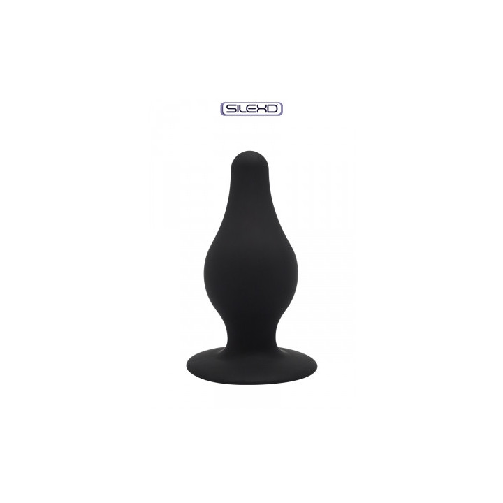 Plug anal The Original Model 2 noir 10,2 cm - SilexD