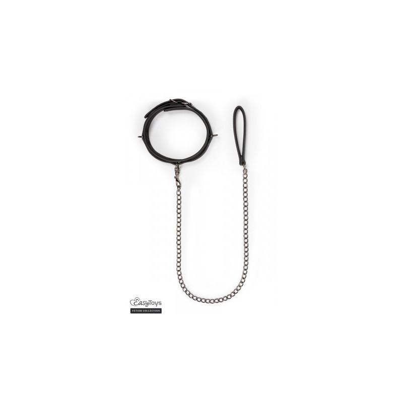 Collier fétichiste et laisse - Easytoys Fetish Collection