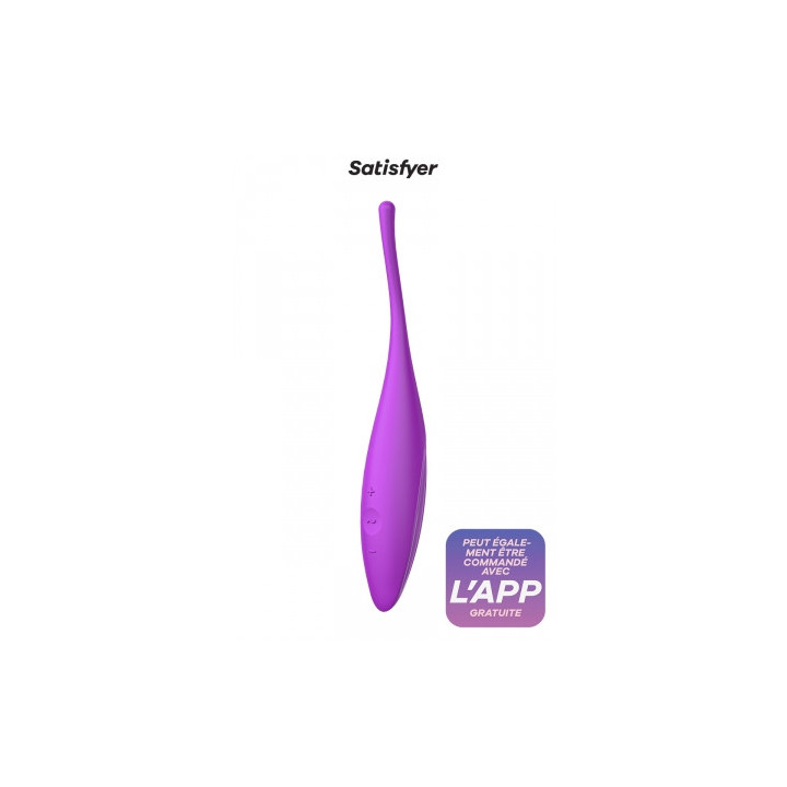Stimulateur connecté Twirling Joy fuchsia - Satisfyer