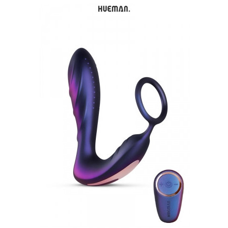 Plug vibrant et cockring Black Hole - Hueman