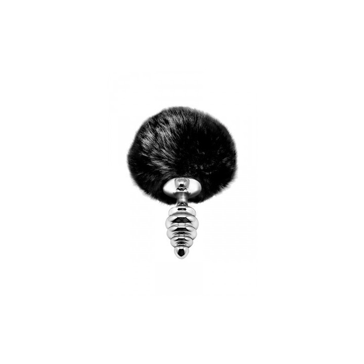 Plug métal Fluffy Twist S noir - Alive
