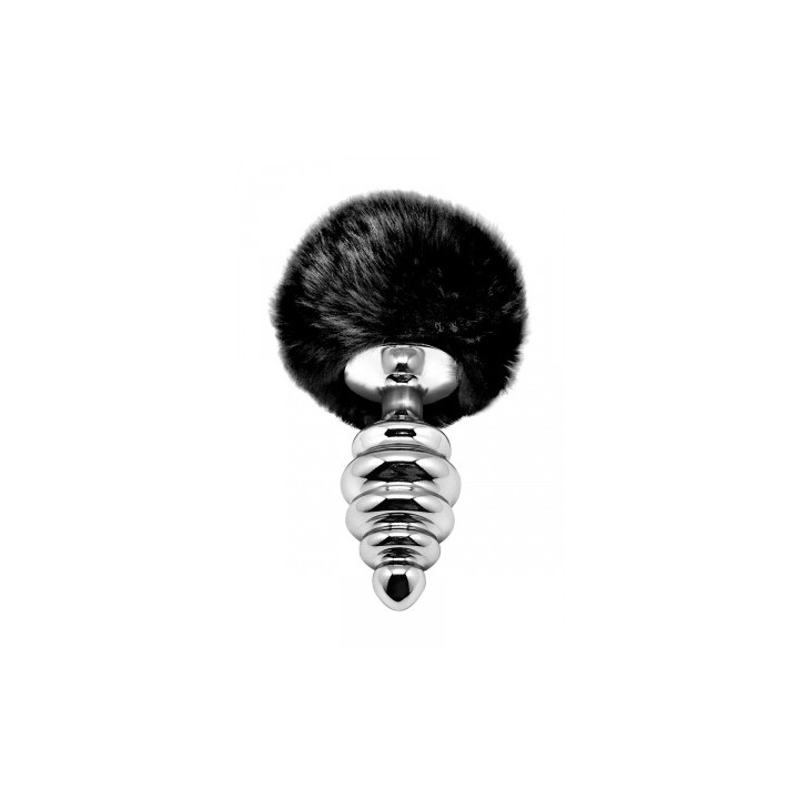 Plug métal Fluffy Twist L noir - Alive