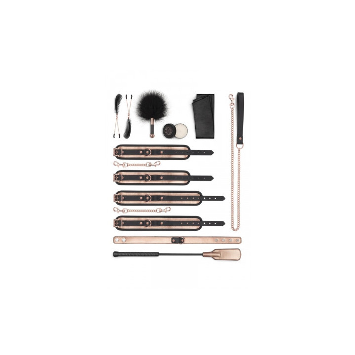 9 accessoires BDSM Rosy Gold