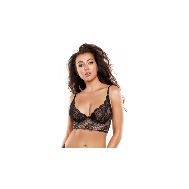 Soutien-gorge bustier noir V-10511 - Axami