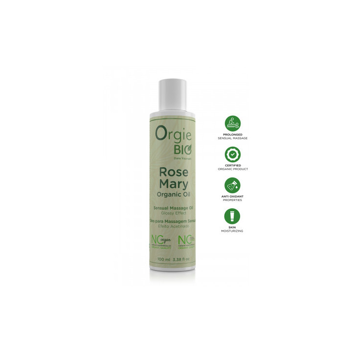 Huile de massage Bio au Romarin - Orgie