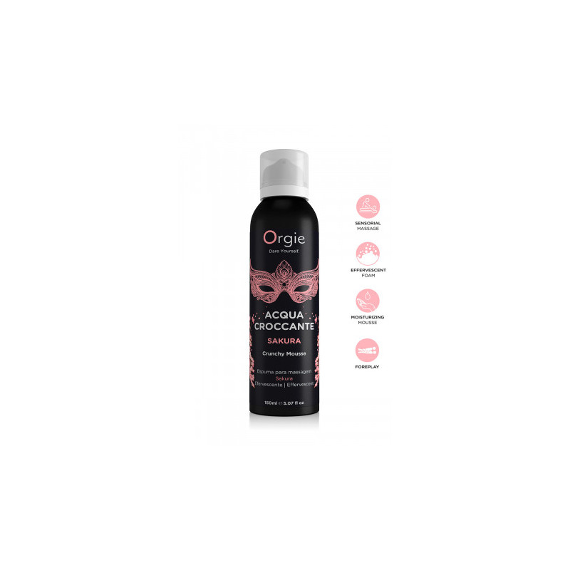 Mousse de massage effervescente Sakura 150ml