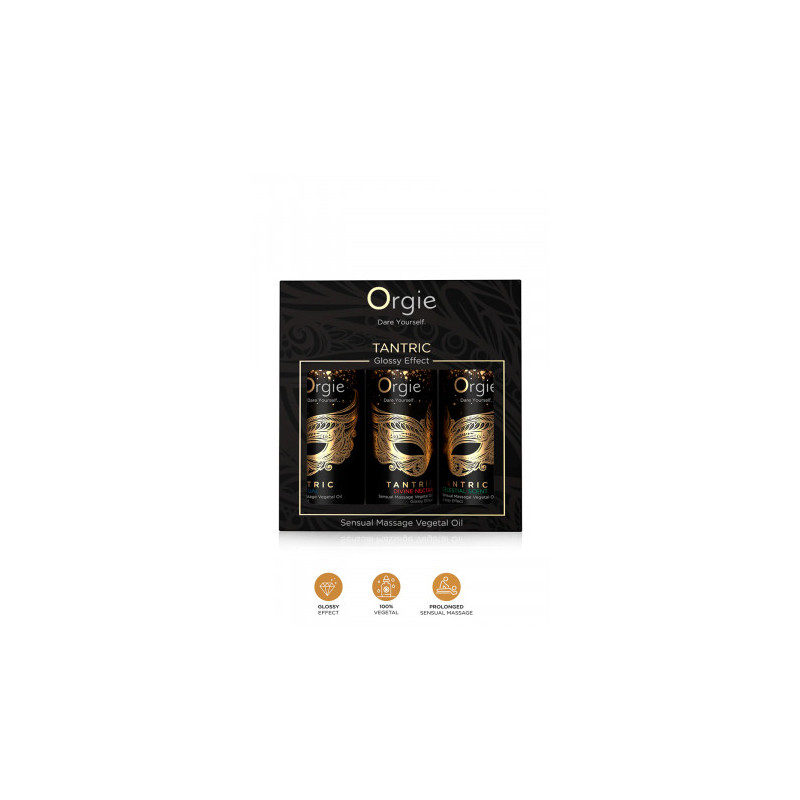 Coffret 3 huiles de massage Sensuel Tantric Collection