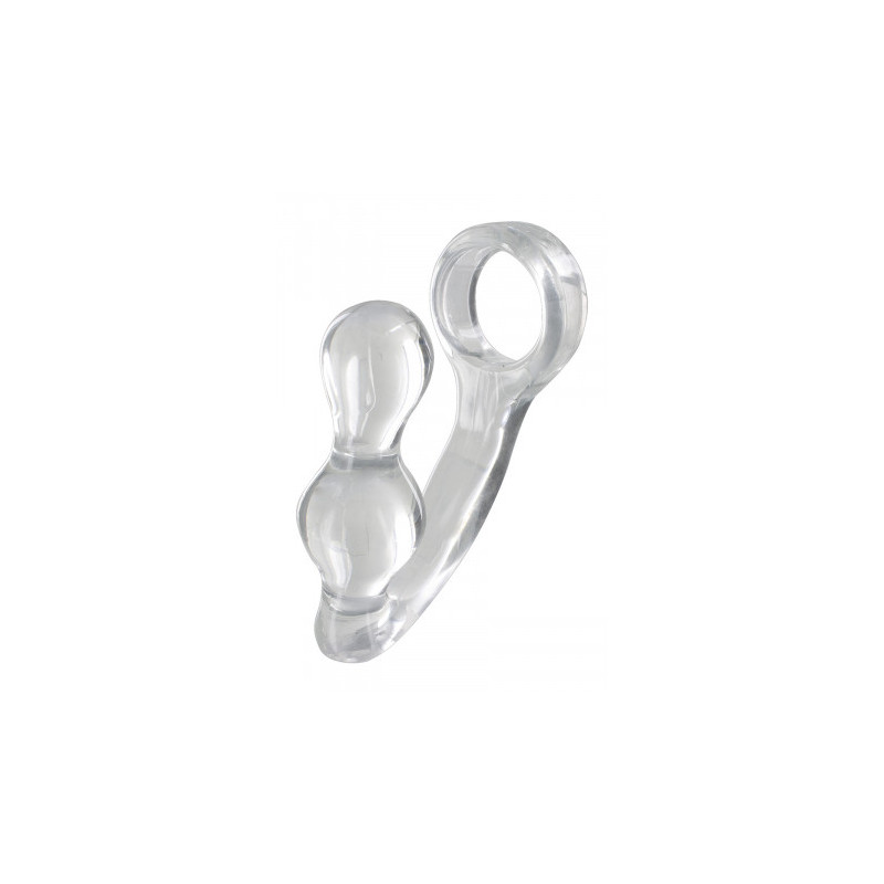 Stimulateur de prostate et cockring transparent