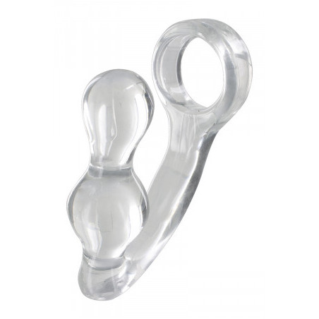 Stimulateur de prostate et cockring transparent