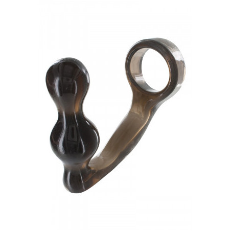 Stimulateur de prostate et cockring gris