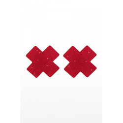 Caches mamelons Nipple X Covers rouge