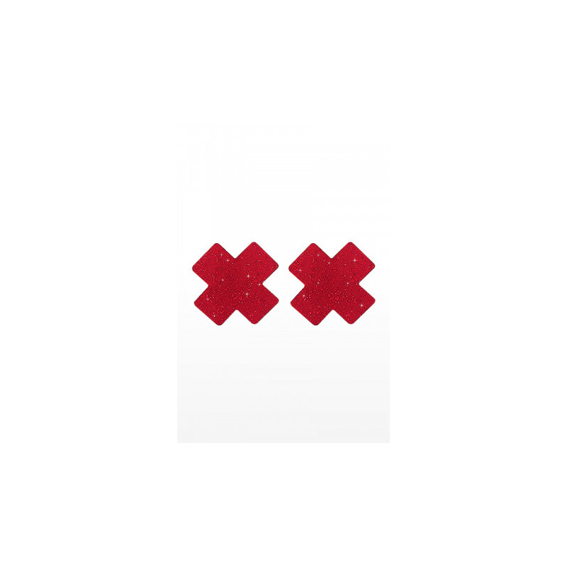 Caches mamelons Nipple X Covers rouge