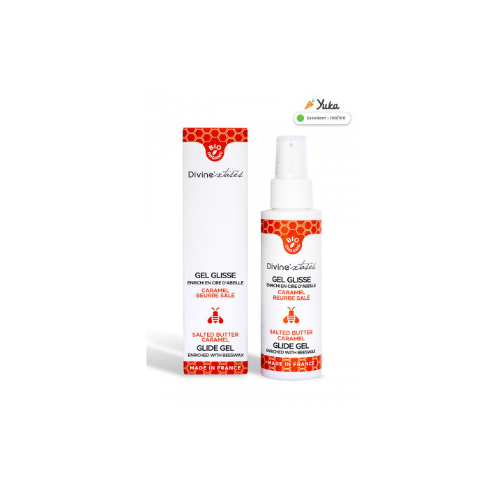 Lubrifiant Bio caramel beurre salé 100ml - Divinexstases