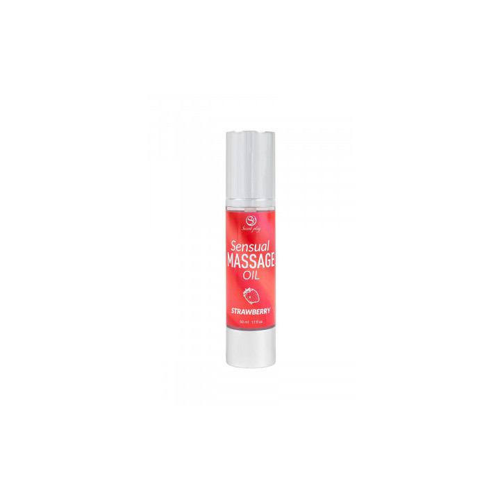 Huile de massage Fraise - Secret Play