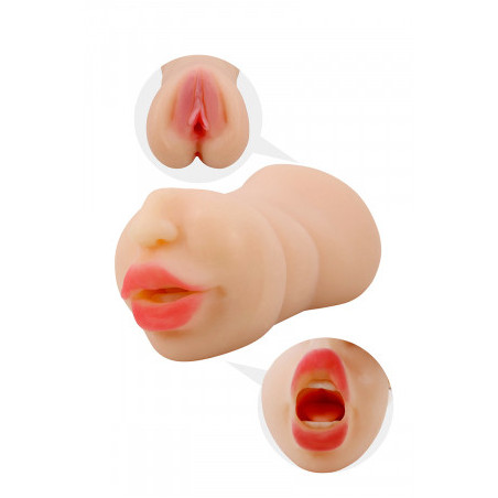 Masturbateur réaliste Zoey bouche et vagin