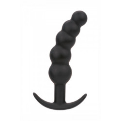 Plug anal Vibrant avec 5 perles - Calexotics