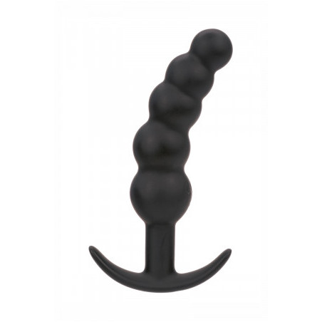 Plug anal Vibrant avec 5 perles - Calexotics