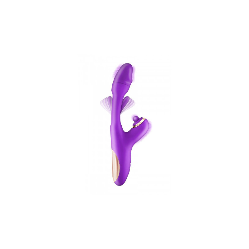 Vibromasseur rabbit 3-en-1 Joyfully violet - Yoba