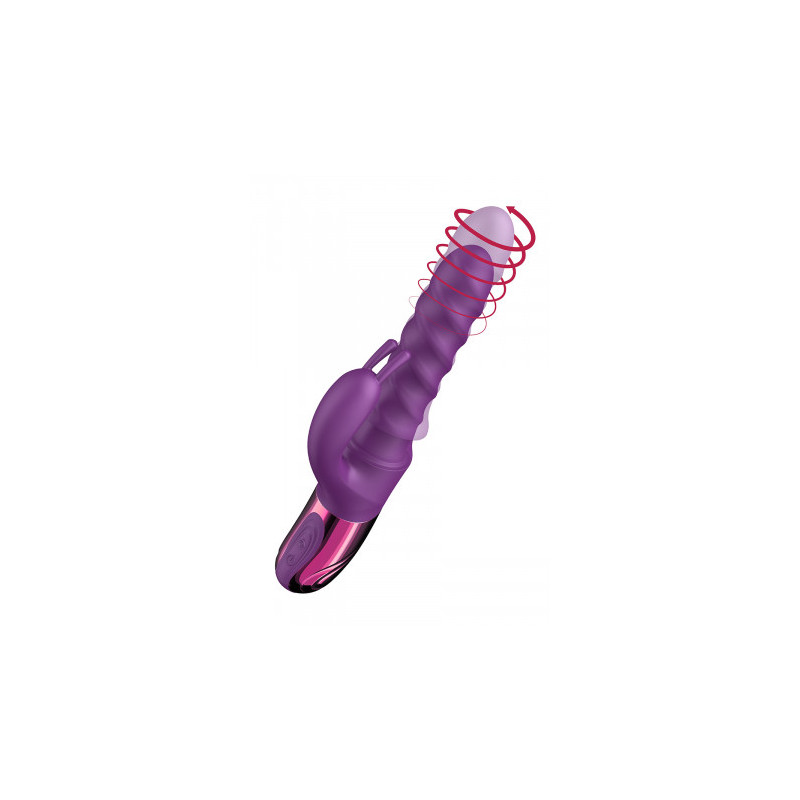 Vibro Swirl Rabbit Thrusting Vibrator - She.E.O