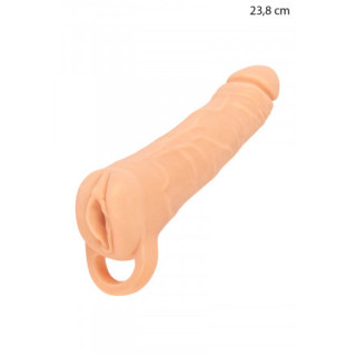 Masturbateur et extension de pénis  23,8 cm - Nature Skin