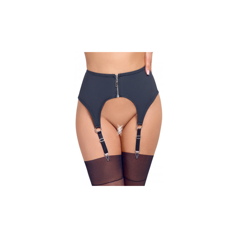 Porte-jarretelles noir mat - Cottelli LINGERIE