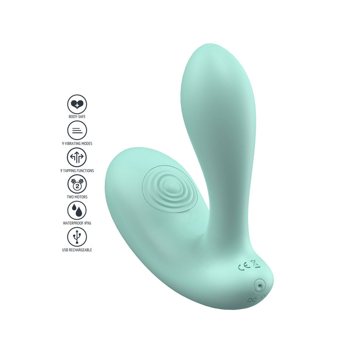 Stimulateur DuoVibe II Tapping et  Point G - Xocoon