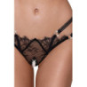 String ouvert Rio noir en dentelle - Cottelli LINGERIE