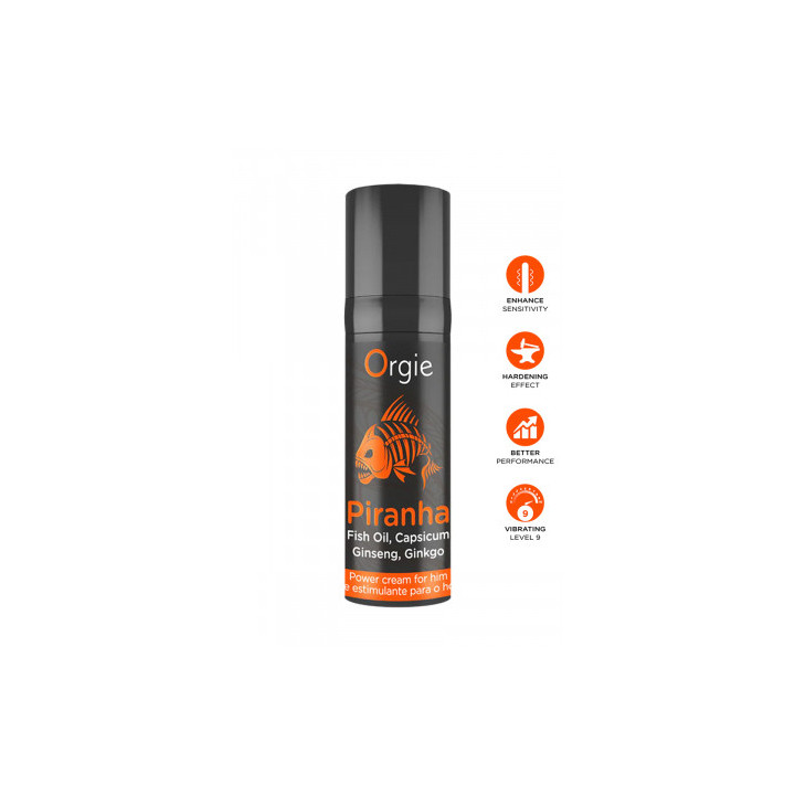 Crème stimulante Piranha Power Cream - Orgie