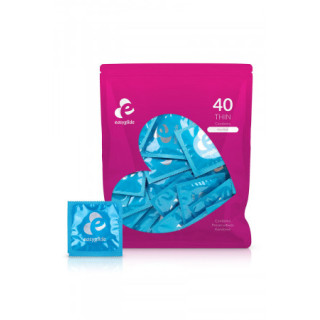 40 préservatifs Extra Fins - EasyGlide