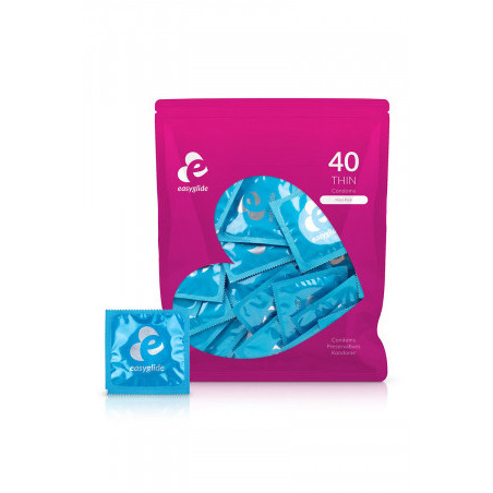 40 préservatifs Extra Fins - EasyGlide