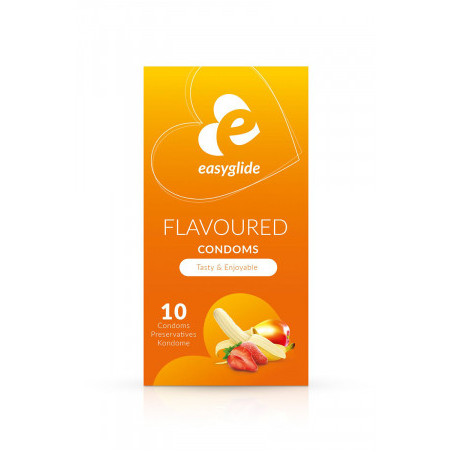 10 préservatifs parfumés - EasyGlide