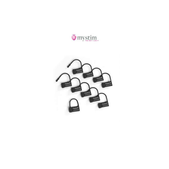 Scellés plastiques pour cage Pubic Enemy - Mystim