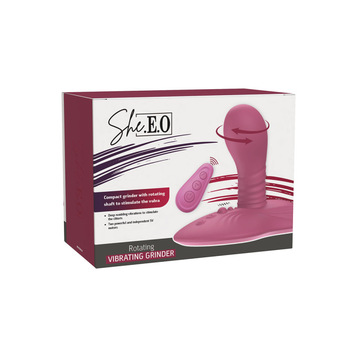 Stimulateur Grinder rotatif double moteur - She.E.O