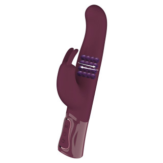 Vibro Rabbit rotatif triple stimulation XXL - She.E.O