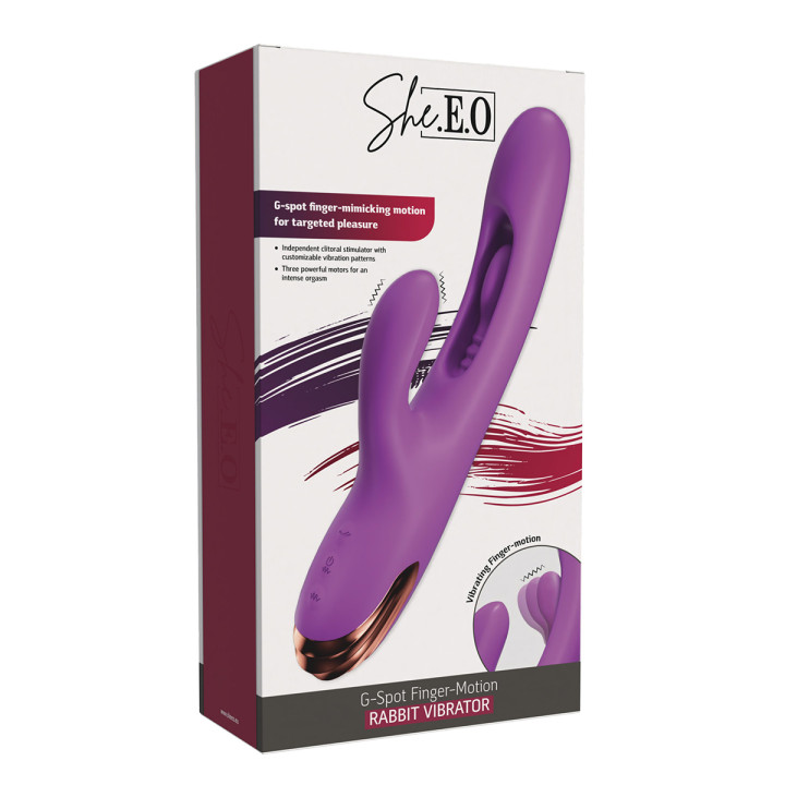 Vibro Rabbit mouvement caressant point G - She.E.O