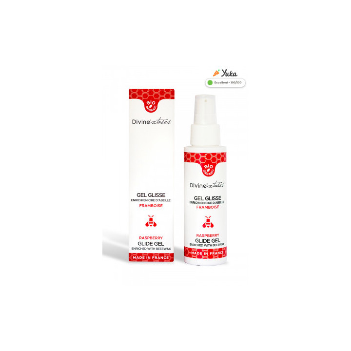 Lubrifiant Bio Framboise 100ml - Divinextases