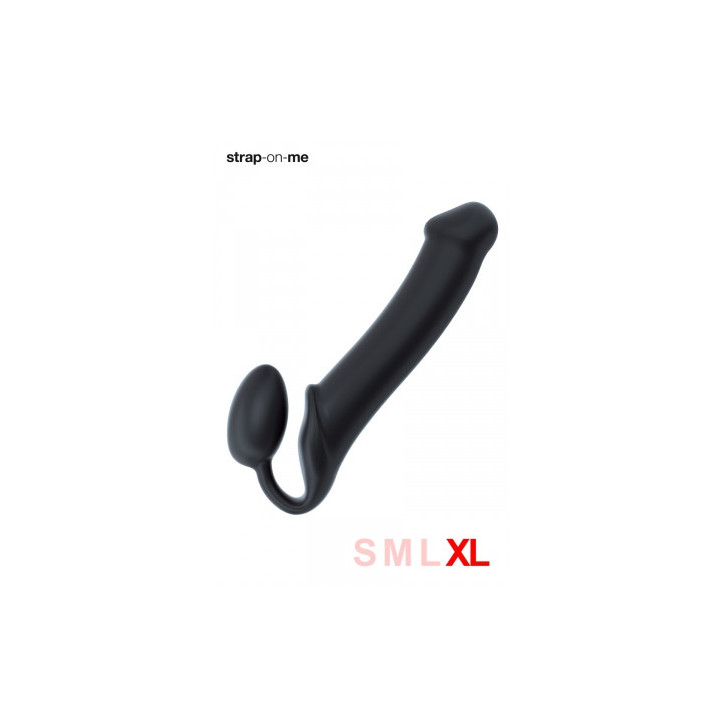 Gode ceinture strap-on noir XL