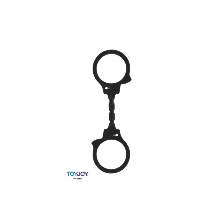 Menottes silicone stretchy - noir