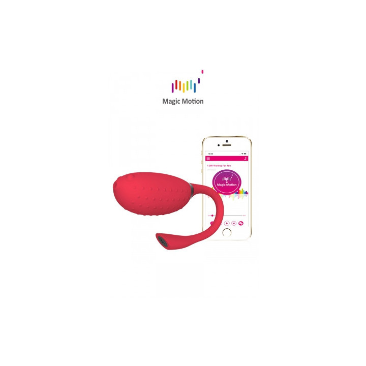 Oeuf vibrant connecté Magic Fugu rouge - Magic Motion