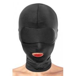 Cagoule BDSM bouche ouverte - Fetish Tentation