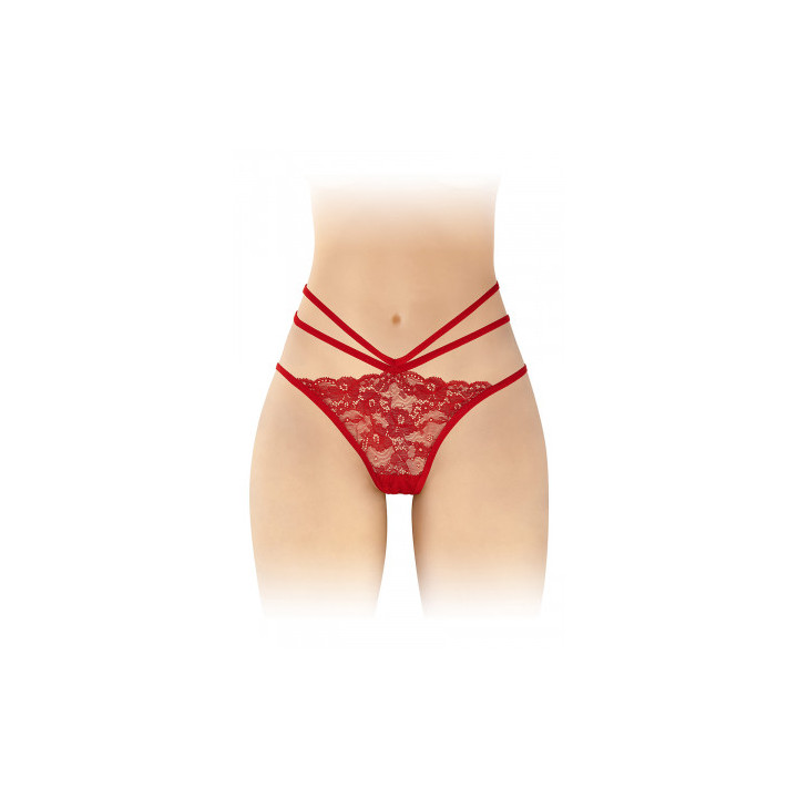 Culotte ouverte  Nadia - rouge