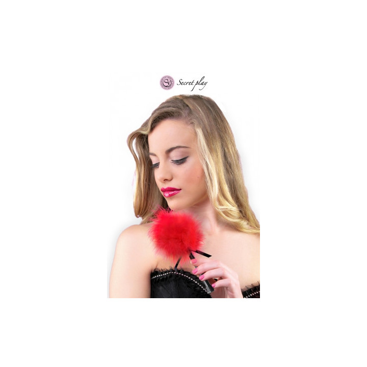 Plumeau 18 cm rouge - Secret Play