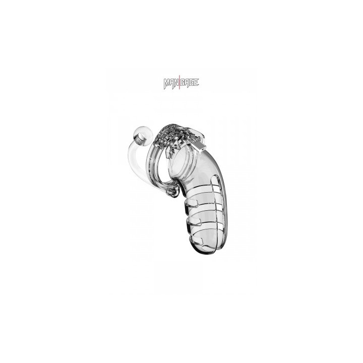 Cage de chasteté 14cm avec plug - ManCage 12