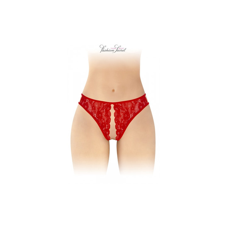String rouge ouvert Victoria - Fashion Secret