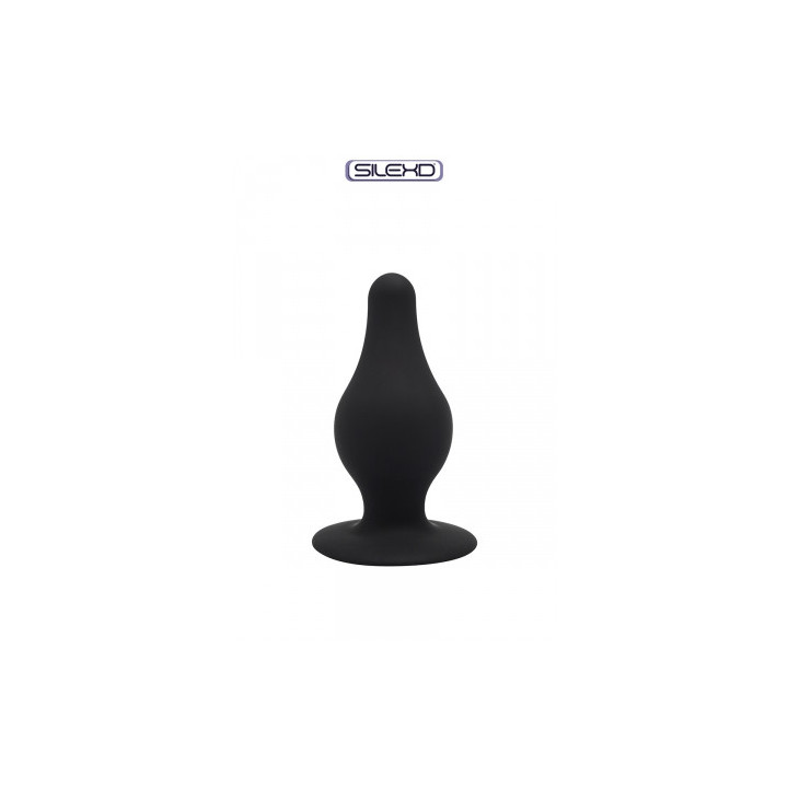 Plug anal The Original Model 2 noir 7,2 cm - SilexD