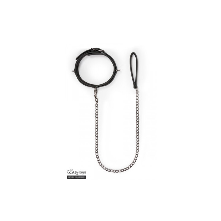 Collier fétichiste et laisse - Easytoys Fetish Collection